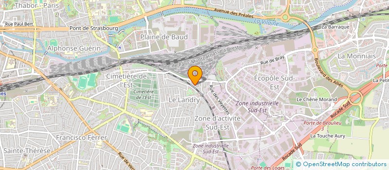 localisation de l'entreprise MADAME PAULINE DUVAL  RENNES