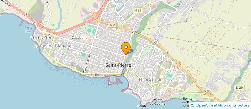 localisation de l'entreprise MADAME PAULINE DUVAUT à SAINT-PIERRE