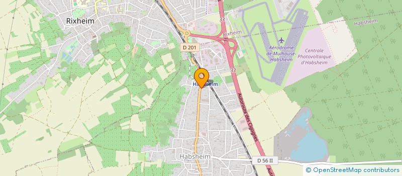 localisation de l'entreprise MADAME PAULINE EHLINGER  HABSHEIM