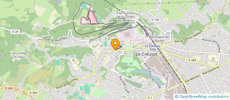 localisation de l'entreprise MADAME PAULINE ELISE TARNOWSKI  LE CREUSOT