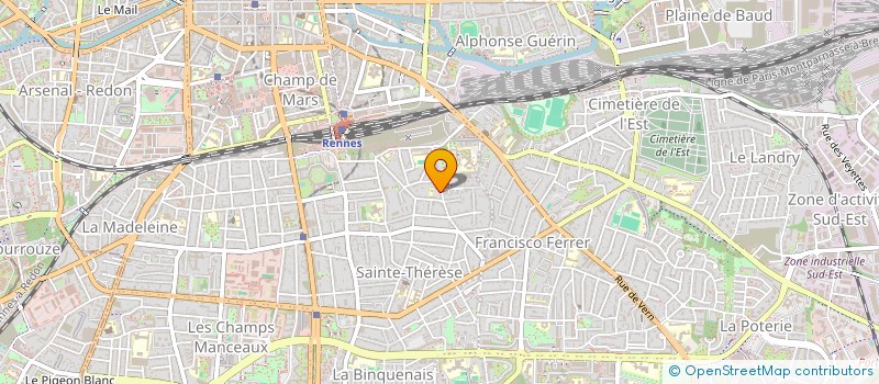 localisation de l'entreprise MADAME PAULINE EMILIE GUEMAS  RENNES
