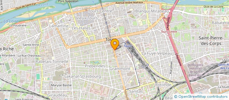 localisation de l'entreprise MADAME PAULINE-EMILIE KUHN  TOURS