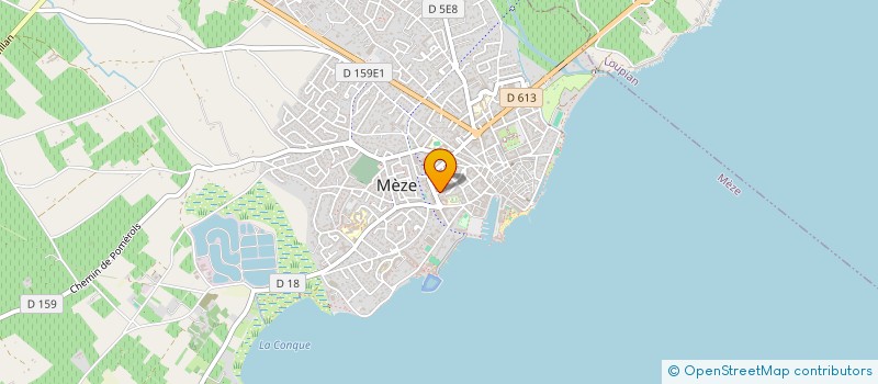 localisation de l'entreprise MADAME PAULINE ENJALBERT  FABREGUES