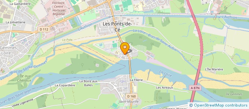 localisation de l'entreprise MADAME PAULINE ESSALMI  LES PONTS-DE-CE