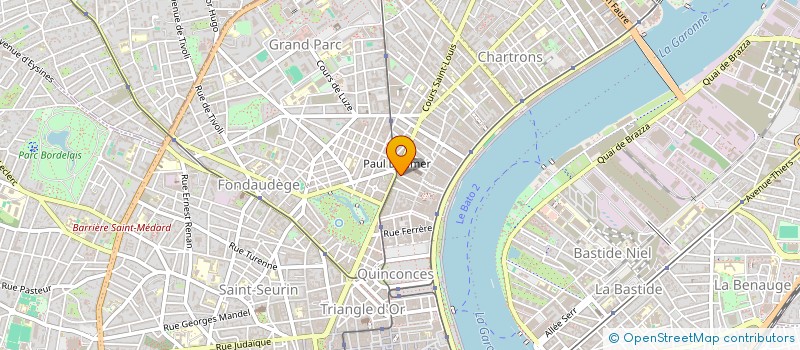 localisation de l'entreprise MADAME PAULINE ETCHETO ROBERT  BORDEAUX