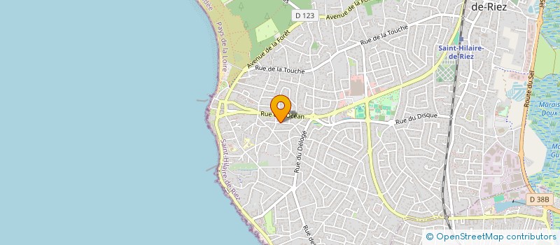 localisation de l'entreprise MADAME PAULINE ETIENNE  SAINT-HILAIRE-DE-RIEZ