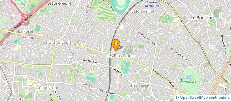 localisation de l'entreprise MADAME PAULINE EVEN  BORDEAUX