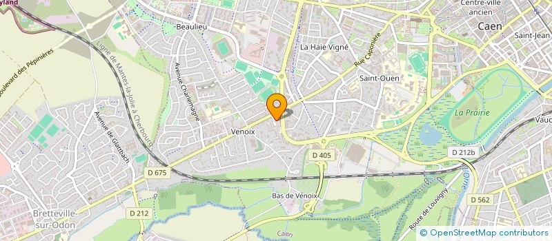 localisation de l'entreprise MADAME PAULINE EVRARD à CAEN