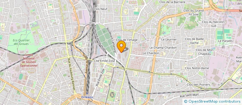 localisation de l'entreprise MADAME PAULINE EVRARD à ORLEANS