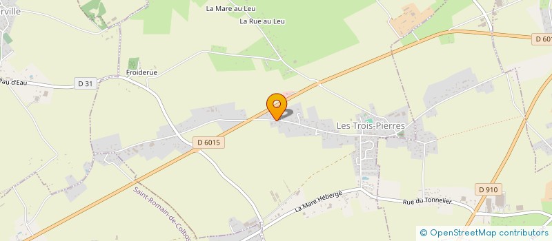 localisation de l'entreprise MADAME PAULINE EVRARD  LES TROIS-PIERRES