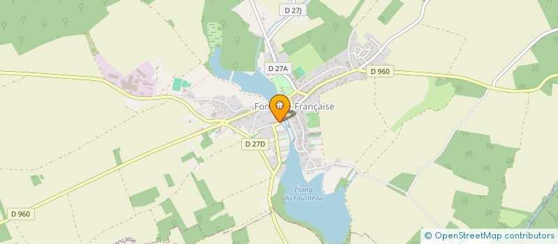 localisation de l'entreprise MADAME PAULINE EYRAUD  FONTAINE-FRANCAISE