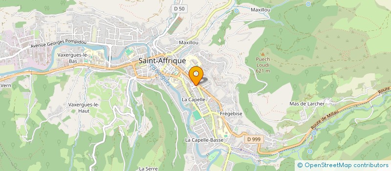 localisation de l'entreprise MADAME PAULINE FABREGUETTES  SAINT-AFFRIQUE