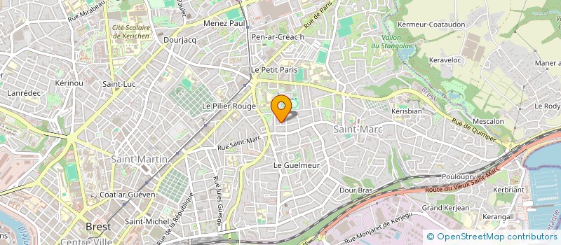 localisation de l'entreprise MADAME PAULINE FAGE à BREST