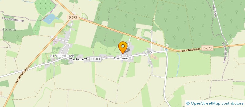 localisation de l'entreprise MADAME PAULINE FAIVRE  CLUX-VILLENEUVE