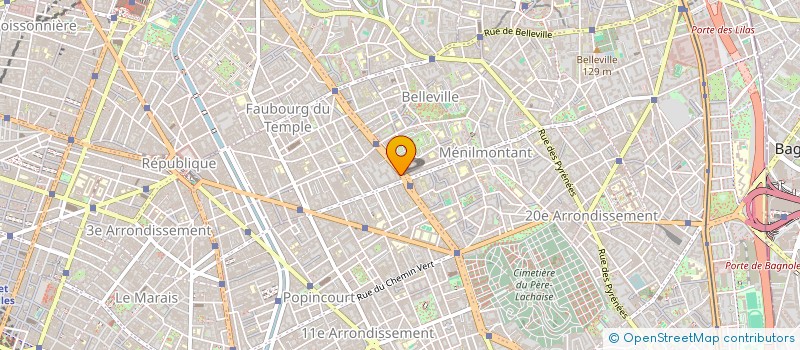 localisation de l'entreprise MADAME PAULINE FALC'HUN  PARIS