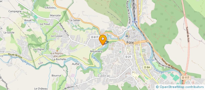localisation de l'entreprise MADAME PAULINE FARAMOND à FOIX