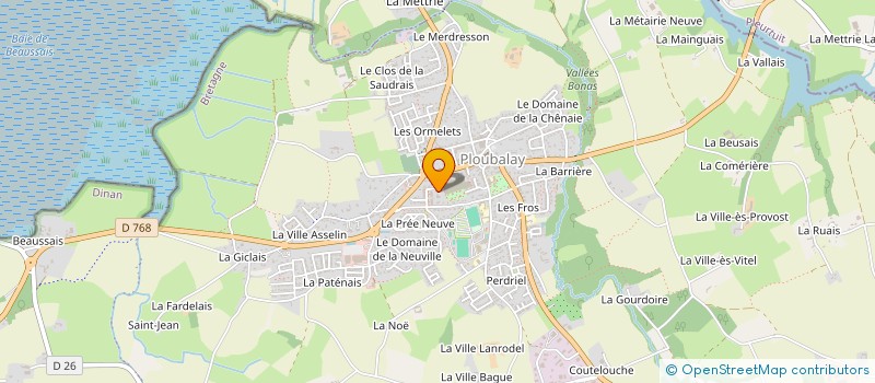 localisation de l'entreprise MADAME PAULINE FARAUT  BEAUSSAIS-SUR-MER