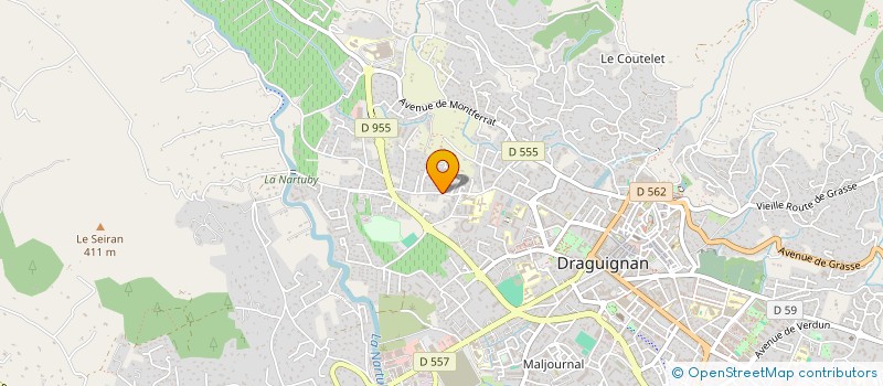 localisation de l'entreprise MADAME PAULINE FARSY à DRAGUIGNAN