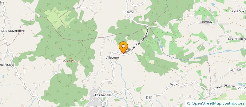 localisation de l'entreprise MADAME PAULINE FAURE  SAINTE-FOY-L'ARGENTIERE