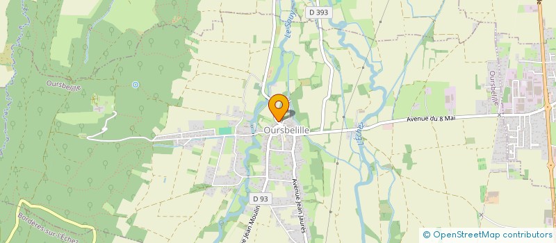 localisation de l'entreprise MADAME PAULINE FAYE  OURSBELILLE