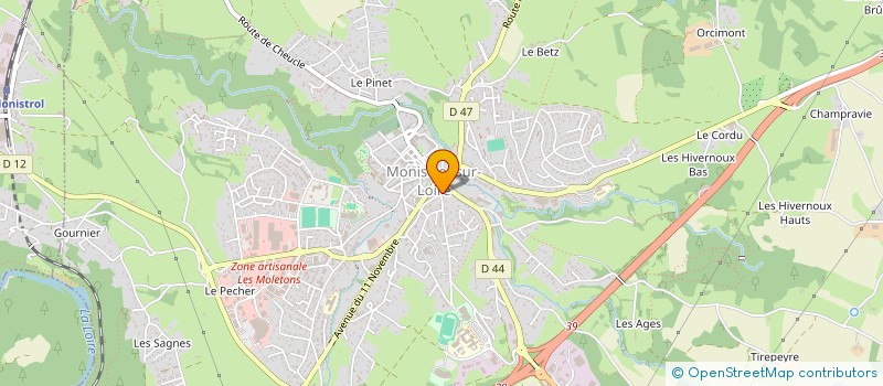 localisation de l'entreprise MADAME PAULINE FAZIO  MONISTROL-SUR-LOIRE