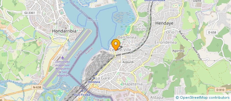 localisation de l'entreprise MADAME PAULINE FEHR  HENDAYE