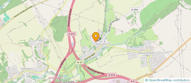 localisation de l'entreprise MADAME PAULINE FENDLER  NOUILLY