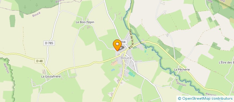 localisation de l'entreprise MADAME PAULINE FERAY  BOUCE