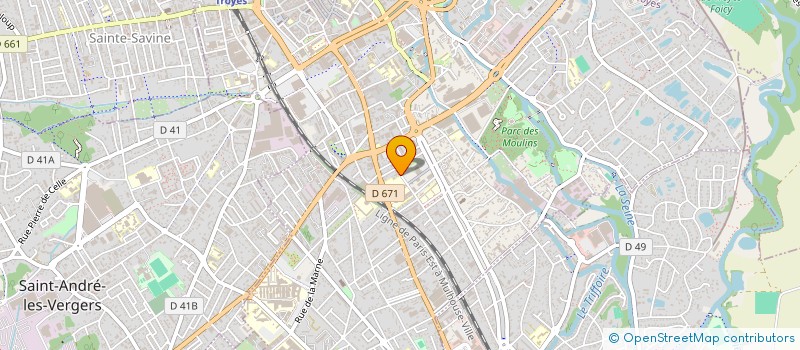 localisation de l'entreprise MADAME PAULINE FERRAND  TROYES