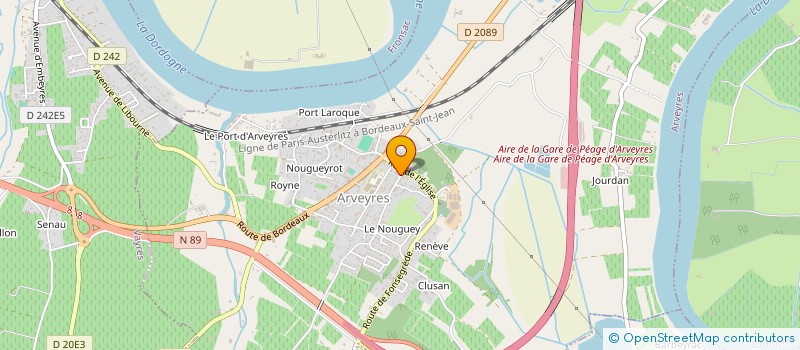 localisation de l'entreprise MADAME PAULINE FERRIER  ARVEYRES