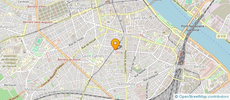 localisation de l'entreprise MADAME PAULINE FEUGA  BORDEAUX