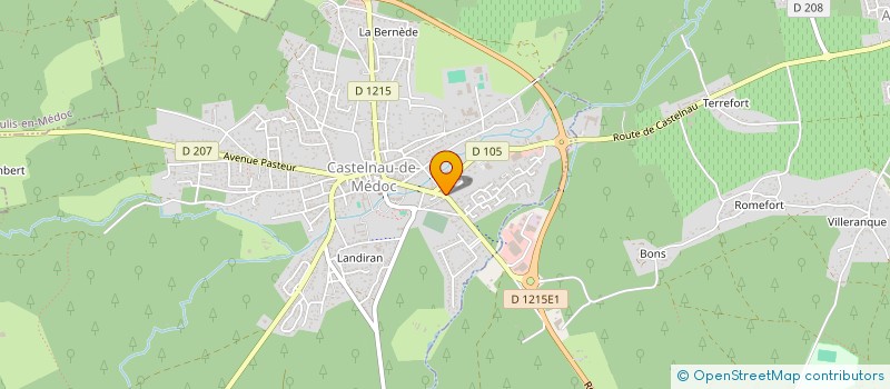 localisation de l'entreprise MADAME PAULINE FICHON  CASTELNAU-DE-MEDOC