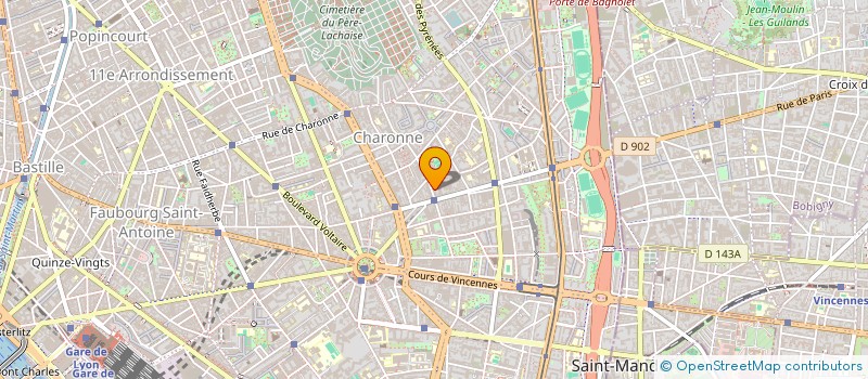 localisation de l'entreprise MADAME PAULINE FILLON  PARIS