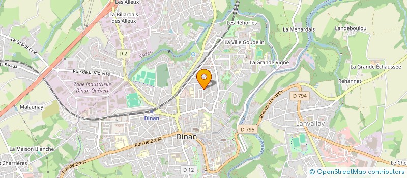 localisation de l'entreprise MADAME PAULINE FILOUX à DINAN