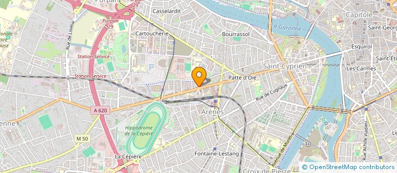 localisation de l'entreprise MADAME PAULINE FIORANI  TOULOUSE