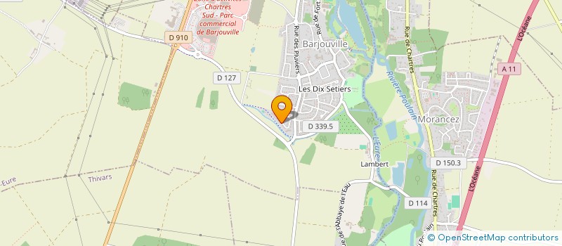 localisation de l'entreprise MADAME PAULINE FISSEAU  BARJOUVILLE