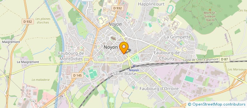 localisation de l'entreprise MADAME PAULINE FITOUSSI à NOYON
