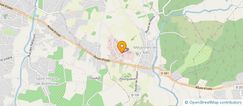 localisation de l'entreprise MADAME PAULINE FLAMENT  MEJANNES-LES-ALES