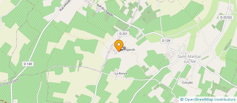 localisation de l'entreprise MADAME PAULINE FLEURENTIN  SAINT-MARTIAL-SUR-NE