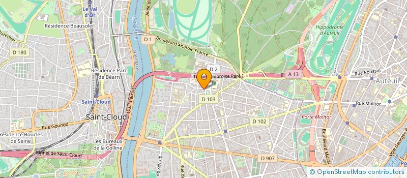localisation de l'entreprise MADAME PAULINE FONS à BOULOGNE-BILLANCOURT