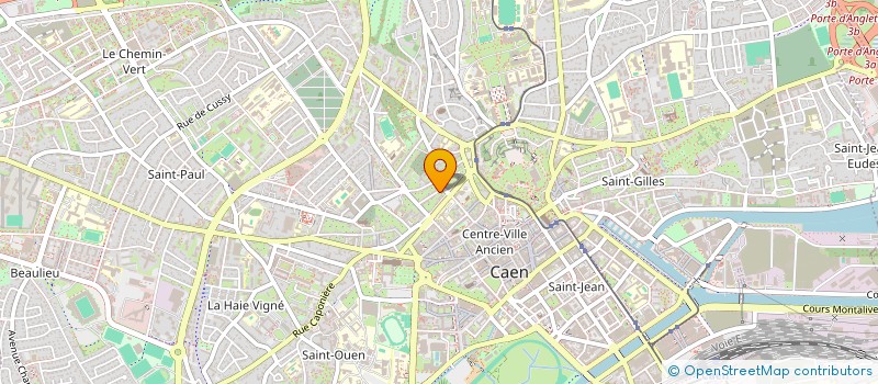 localisation de l'entreprise MADAME PAULINE FONTAINE  CAEN