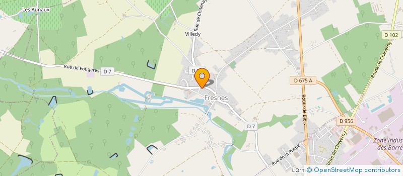 localisation de l'entreprise MADAME PAULINE FORESTIER  FRESNES