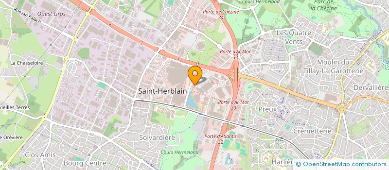 localisation de l'entreprise MADAME PAULINE FOUCAUD  SAINT-HERBLAIN