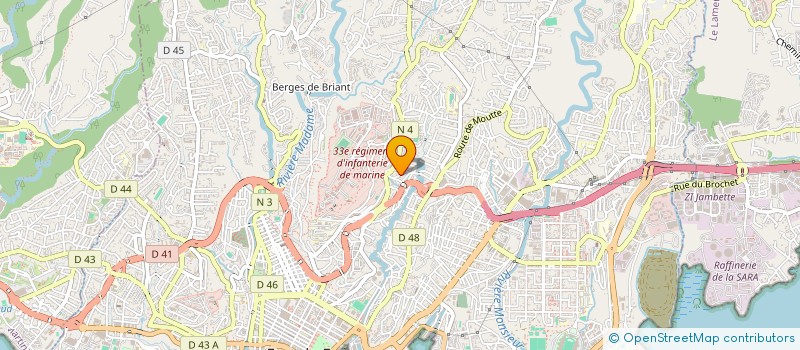 localisation de l'entreprise MADAME PAULINE FOURNAISE  FORT-DE-FRANCE