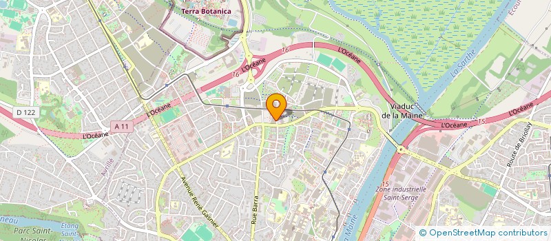 localisation de l'entreprise MADAME PAULINE FOURNIER à ANGERS