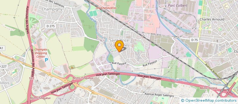 localisation de l'entreprise MADAME PAULINE FRAGET  CHAMPIGNY