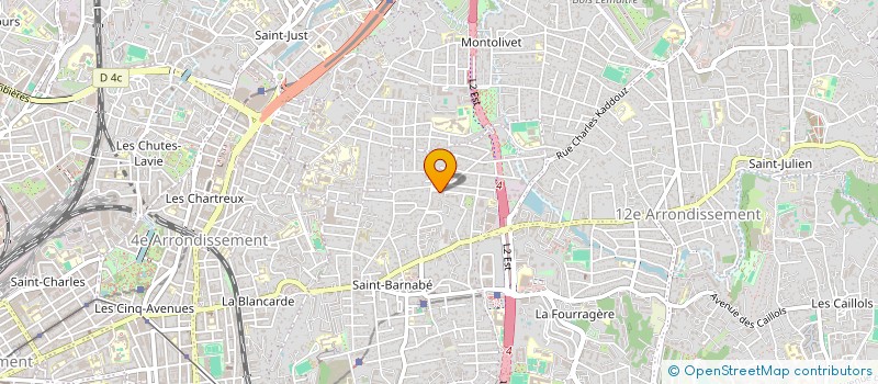 localisation de l'entreprise MADAME PAULINE FRANCESCHINI  MARSEILLE