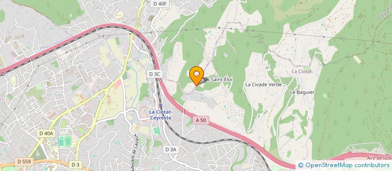 localisation de l'entreprise MADAME PAULINE FRANSIOLI à CEYRESTE