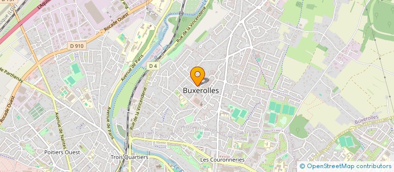 localisation de l'entreprise MADAME PAULINE FRISQUET  BUXEROLLES