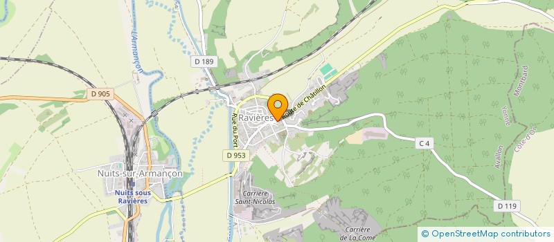 localisation de l'entreprise MADAME PAULINE FUSTE  RAVIERES